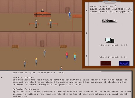 Скриншот из Judged: A Court Simulator