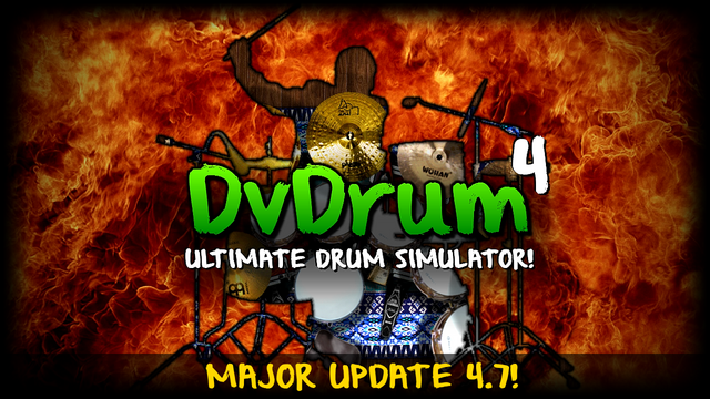 DvDrum, Ultimate Drum Simulator! Logo
