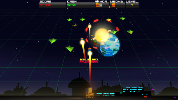 Cosmic Rocket Defender game for windows Pc 1