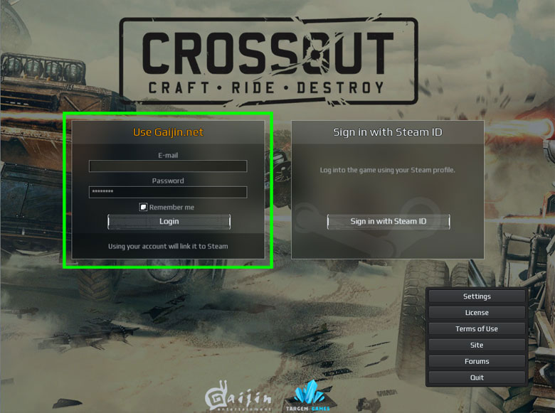 Crossout no Steam