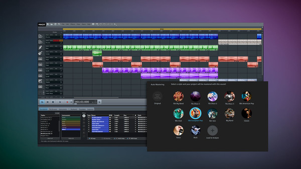 Скриншот из MAGIX Music Maker 2016 Live