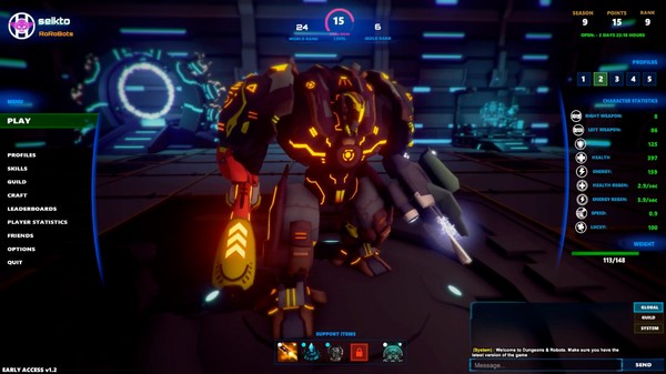 Dungeons and Robots minimum requirements