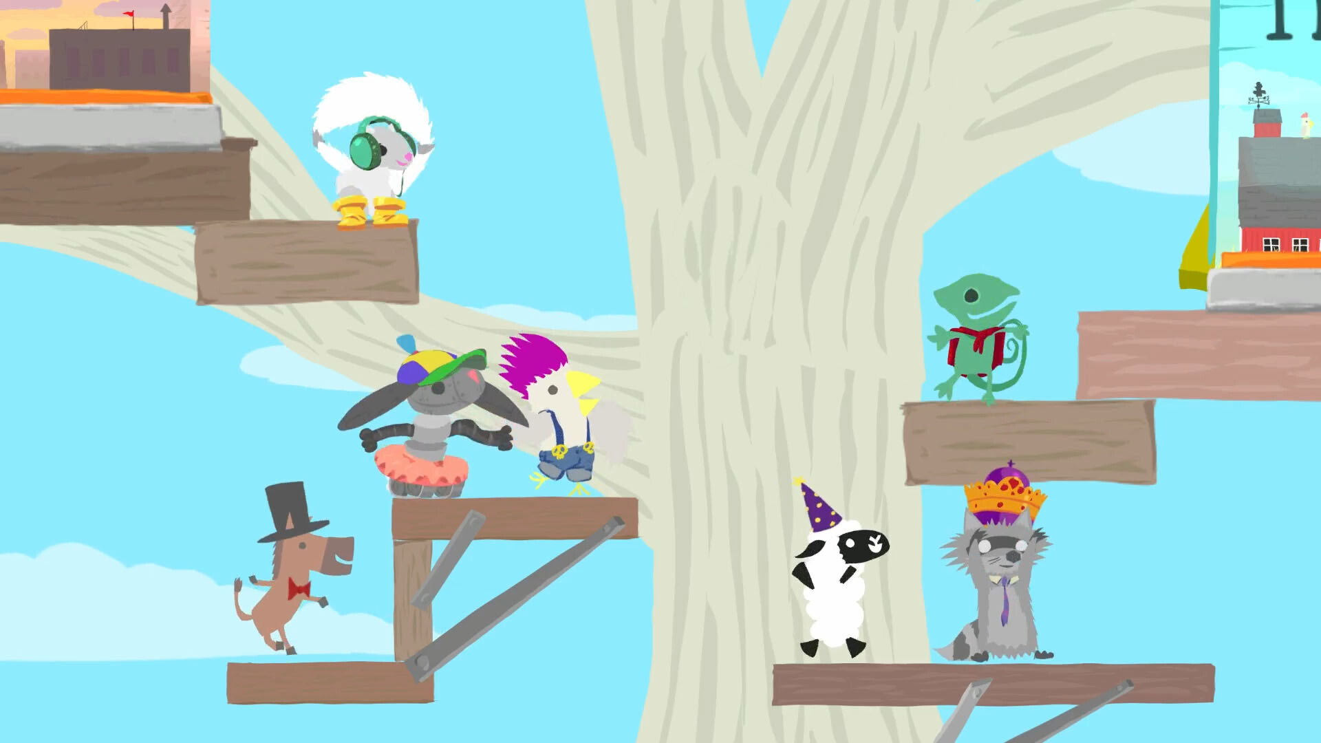 ultimate chicken horse characters
