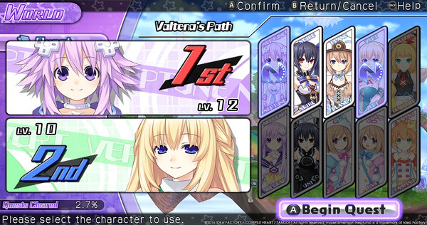 Hyperdimension Neptunia U: Action Unleashed Steam