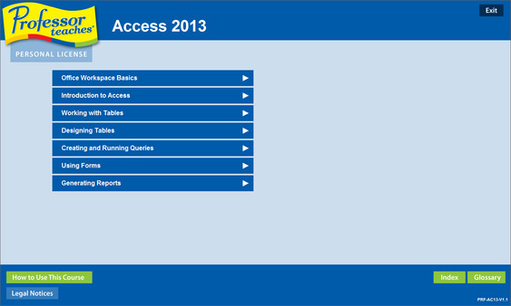 Скриншот из Professor Teaches® Access 2013 & 365