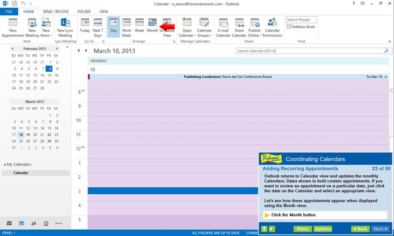 Professor Teaches Outlook 2013 & 365 Steam