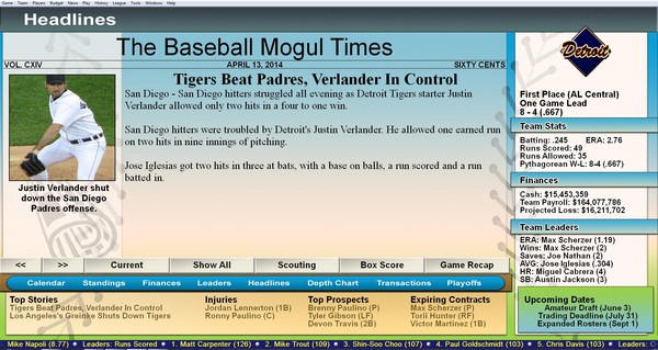 Baseball Mogul 2015 PC requirements