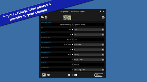 Snapshot - DSLR Camera Control Steam