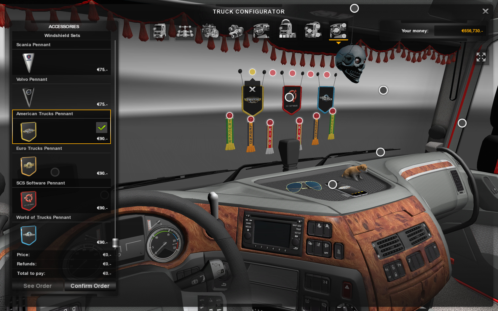 Euro Truck Simulator 2 - Cabin Accessories For Mac