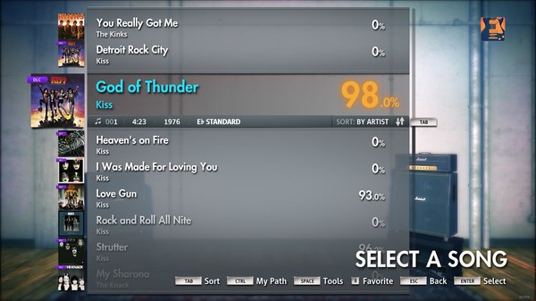 Скриншот из Rocksmith 2014 - Kiss - God of Thunder