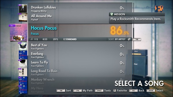 Скриншот из Rocksmith 2014 - Focus - Hocus Pocus