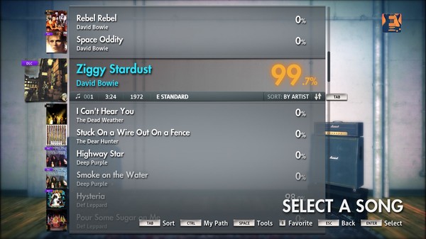 Скриншот из Rocksmith 2014 - David Bowie - Ziggy Stardust