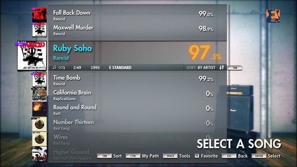 Скриншот из Rocksmith 2014 - Rancid - Ruby Soho