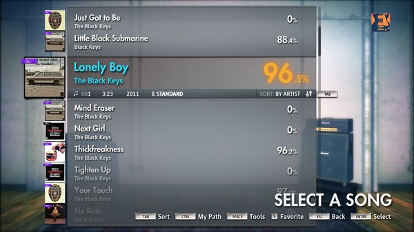 Скриншот из Rocksmith 2014 - The Black Keys - Lonely Boy