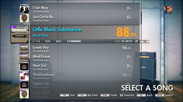 Скриншот из Rocksmith 2014 - The Black Keys - Little Black Submarines