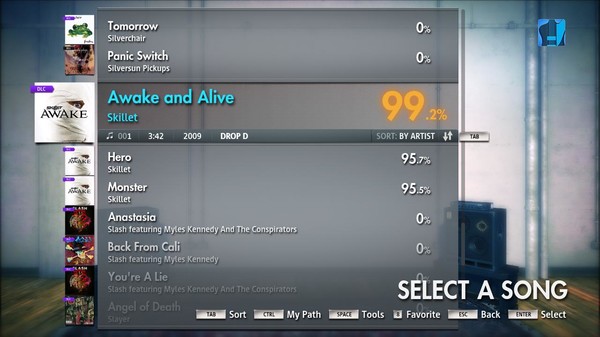 Скриншот из Rocksmith 2014 - Skillet - Awake and Alive