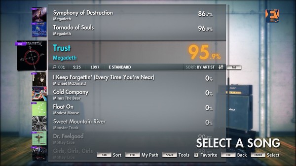 Скриншот из Rocksmith 2014 - Megadeth - Trust