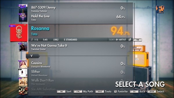 Скриншот из Rocksmith 2014 - Toto - Rosanna