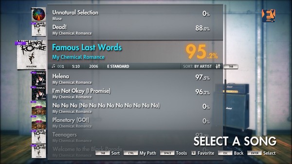 Скриншот из Rocksmith 2014 - My Chemical Romance - Famous Last Words
