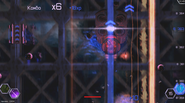 Blast-off game for Linux 1