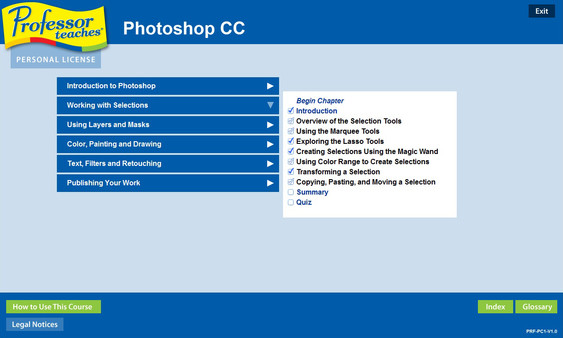 Professor Teaches Photoshop Creative Cloud PC requirements