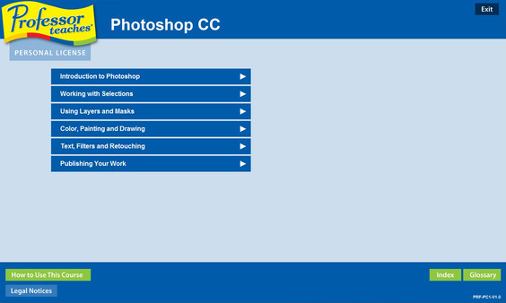 Professor Teaches Photoshop Creative Cloud recommended requirements