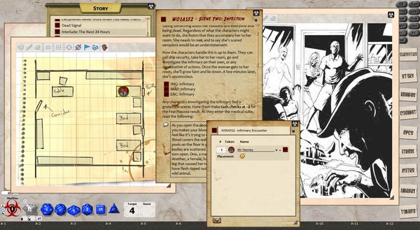 Скриншот из Fantasy Grounds - War of the Dead Chapter 1 for Savage Worlds