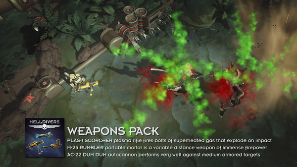 Скриншот из HELLDIVERS™ - Weapons Pack