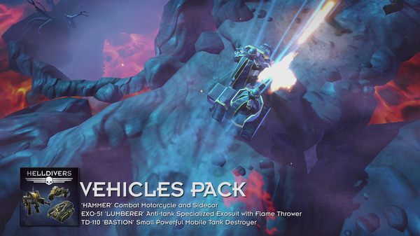 Скриншот из HELLDIVERS™ - Vehicles Pack