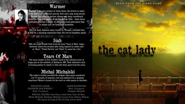 Скриншот из The Cat Lady Album (Music From The Video Game)