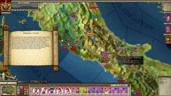 Скриншот из Alea Jacta Est: Hannibal Terror of Rome