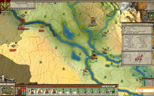 Скриншот из Alea Jacta Est: Parthian Wars