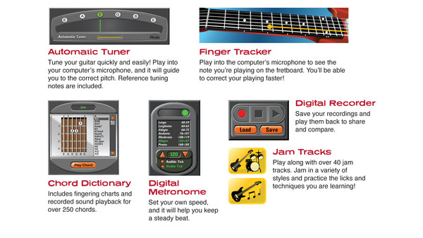 eMedia Interactive Rock Guitar recommended requirements