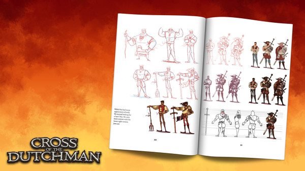 Скриншот из Cross of the Dutchman - Artbook