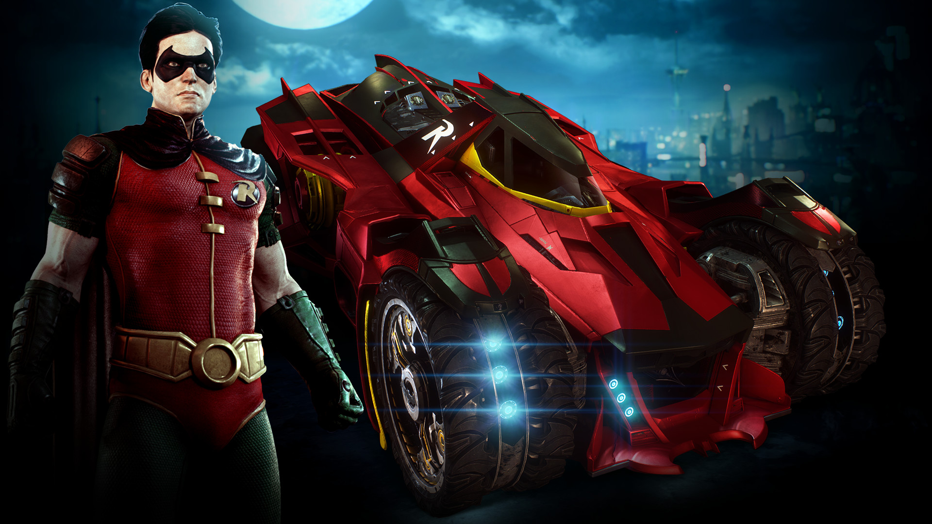 Batman Arkham Knight Robin And Batmobile Skins Pack On Steam