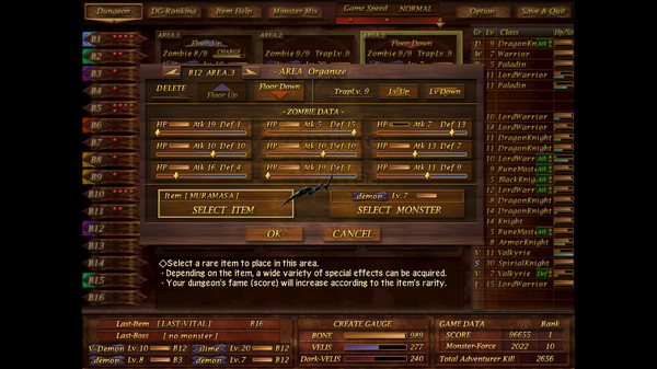 Скриншот из Dungeon Manager ZV