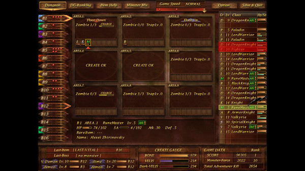 Скриншот из Dungeon Manager ZV