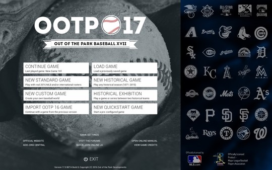 Can i run Out of the Park Baseball 17