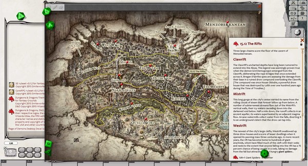 Скриншот из Fantasy Grounds - D&D Rage of Demons: Out of the Abyss