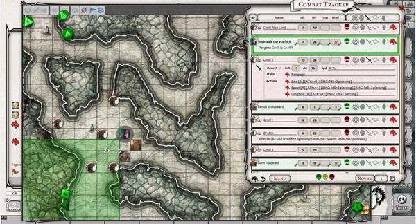 Скриншот из Fantasy Grounds - D&D Rage of Demons: Out of the Abyss