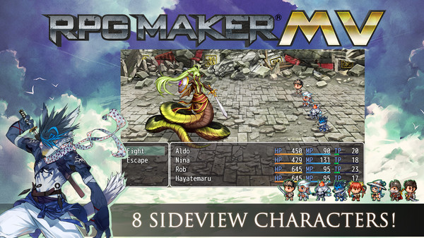Скриншот из RPG Maker MV - Cover Art Characters Pack