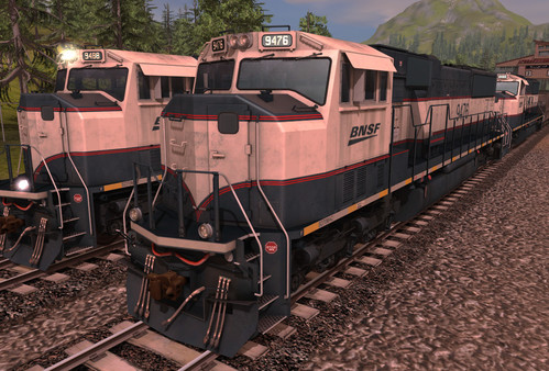 Скриншот из TANE DLC: BNSF Railway EMD SD70MAC Executive Patch