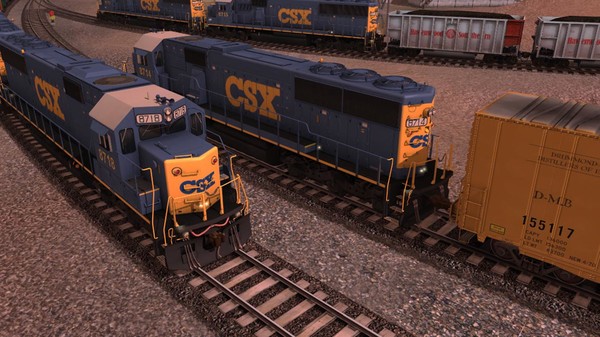 Скриншот из TANE DLC: CSX EMD SD60