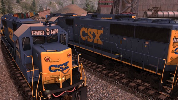 Скриншот из TANE DLC: CSX EMD SD60