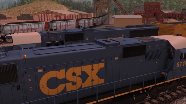 Скриншот из TANE DLC: CSX EMD SD60