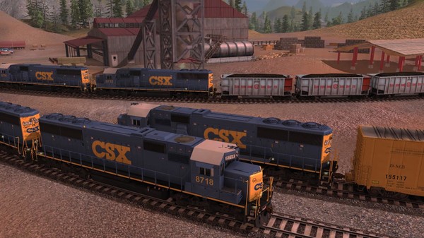 Скриншот из TANE DLC: CSX EMD SD60