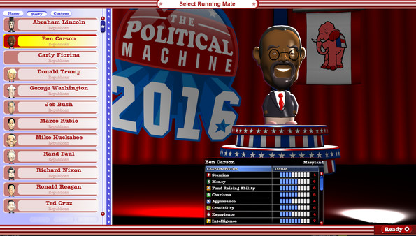 Скриншот из The Political Machine 2016