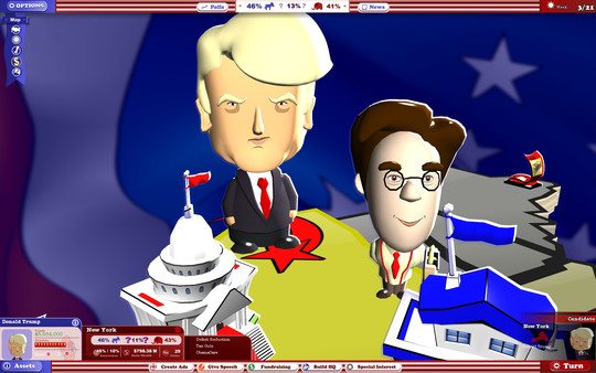 Скриншот из The Political Machine 2016