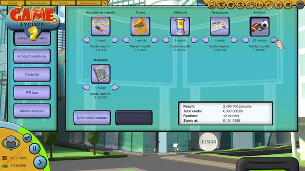 Скриншот из Game Tycoon 2