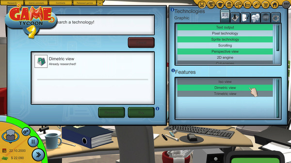 Скриншот из Game Tycoon 2